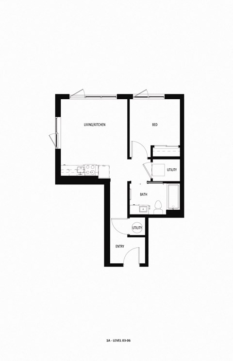 1 bed 1 bath at The Lucy Boise Apartments, Boise